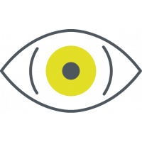 Ein Symbolbild für die Fachrichtung Augenheilkunde